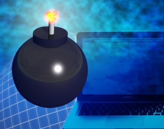 爆弾を<strong>見る</strong>夢