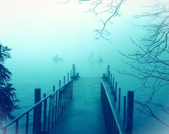 湖に霧がかかる夢 湖に霧がかかる夢