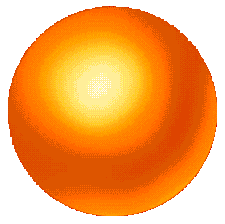 オレンジ色の玉