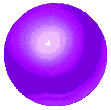 紫色の玉