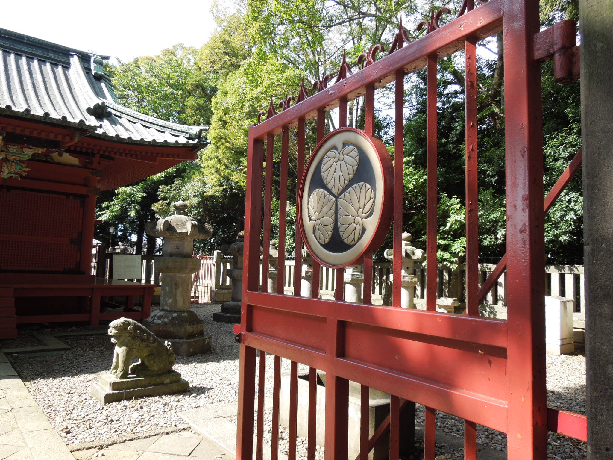 仙波東照宮の葵のご紋 仙波東照宮の葵のご紋